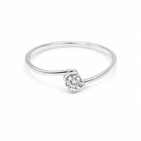 Anillo Idee Preziose dal 1987 Mujer in Oro blanco Zircone IP.AK18B/117